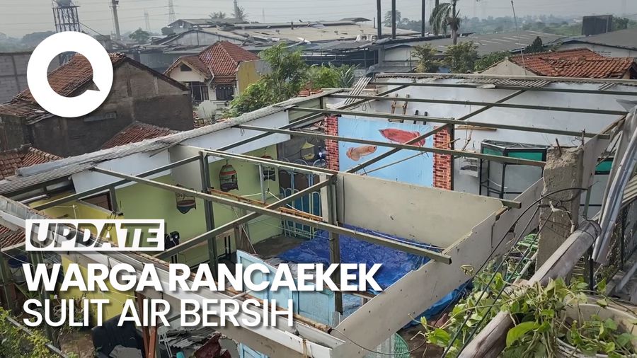 Warga Rancaekek Kesulitan Air Bersih Setelah Terjangan Puting Beliung