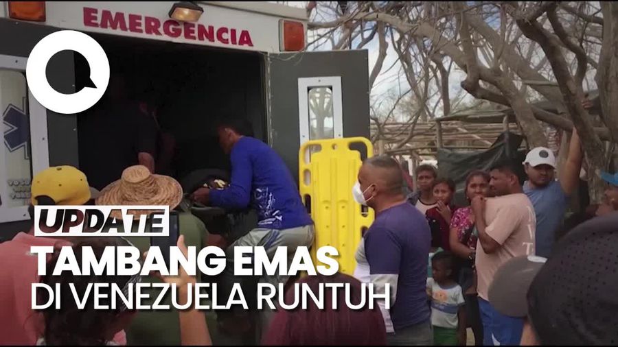 Tambang Emas Ilegal di Venezuela Runtuh, 15 Orang Tewas