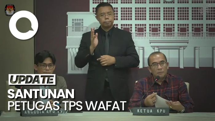 KPU Beri Santunan Rp 36 Juta ke 20 Petugas TPS yang Meninggal