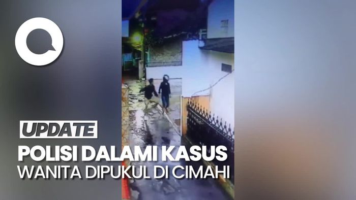 Viral Wanita Dipukul Sampai Tersungkur di Cimahi, Polisi Buru Pelaku