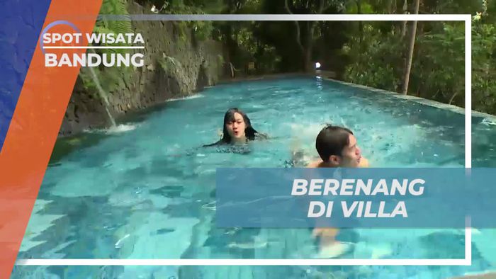 Berenang Seru di Kolam Penginapan, Menikmati Keindahan Alam Lembang Bandung 