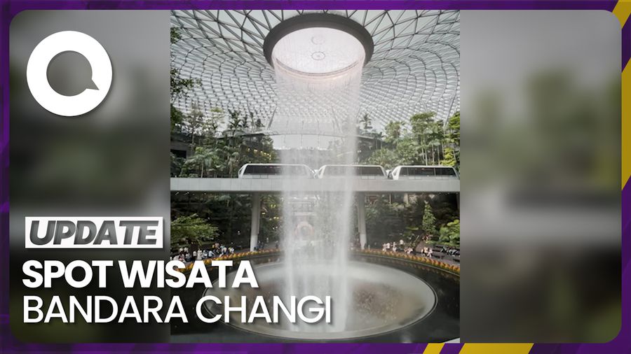 Bikin Terpukau! Deretan Spot Wisata di Bandara Changi Singapura