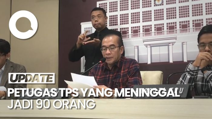 KPU Ungkap Petugas TPS yang Meninggal Bertambah Jadi 90 Orang