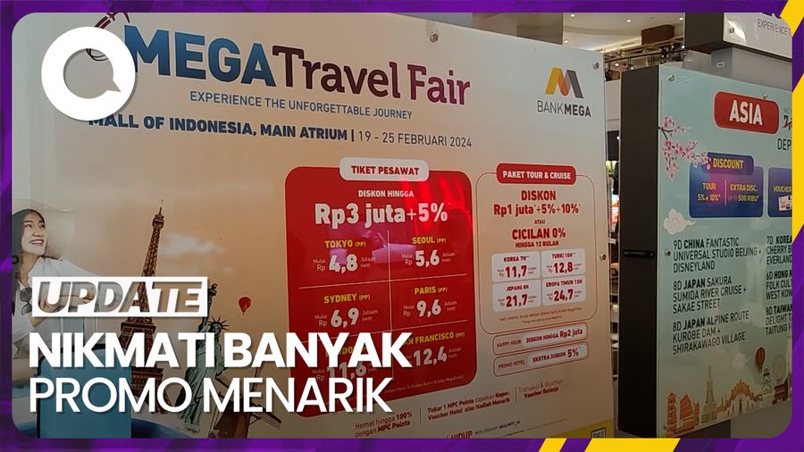 Rencanakan Kuliah dan Liburan dengan Promo Menarik di Mega Travel Fair