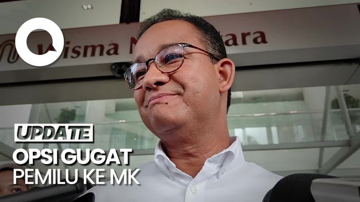 Anies soal Gugat Hasil Pemilu ke MK: Semua Opsi Terbuka