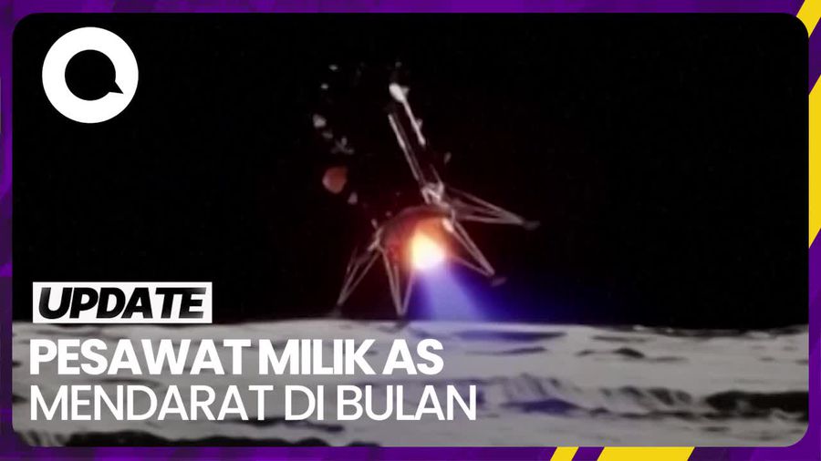 Pesawat Luar Angkasa AS Berhasil Mendarat di Bulan