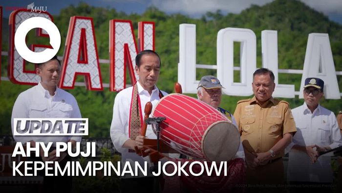 Kata AHY Temani Jokowi Kunker: Aktif Memimpin Bukan Hanya di Balik Meja