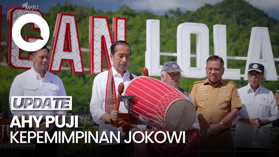 Kata AHY Temani Jokowi Kunker: Aktif Memimpin Bukan Hanya di Balik Meja