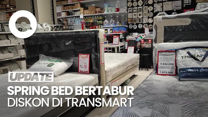 Beli Spring Bed di Transmart Full Day Sale Diskon 50% dan Cashback 20%