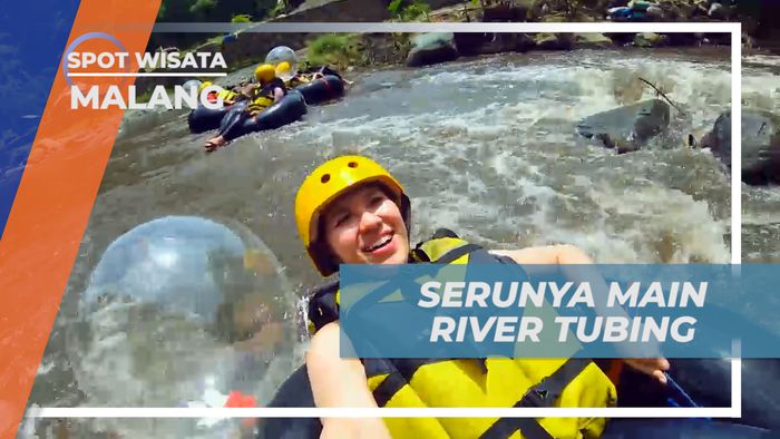 Menikmati Keseruan River Tubing Menyusuri Sungai Amprong, Malang