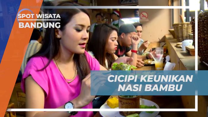 Mencicipi Leztnya Kuliner Unik Nasi Bambu Khas Pasar Cisangkuy, Bandung 