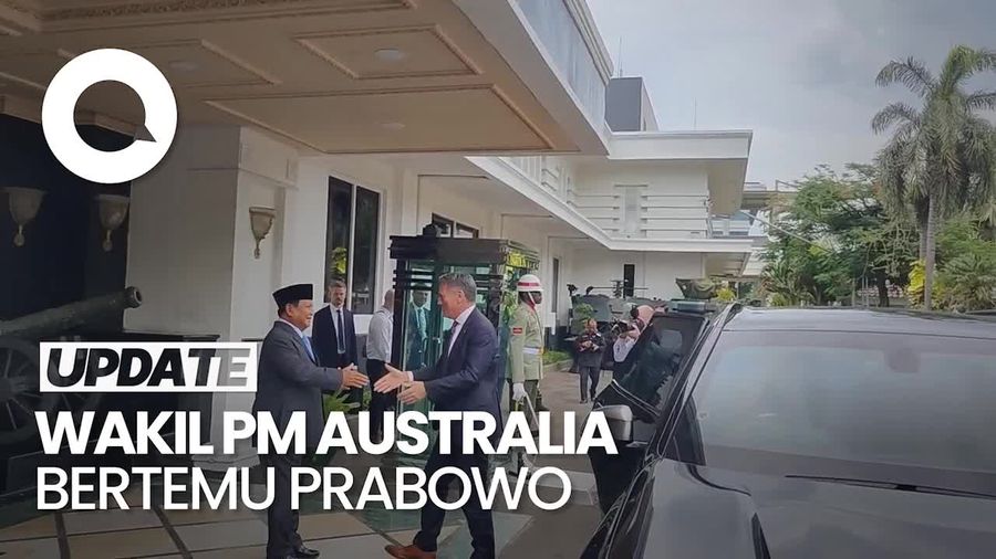 Ini yang Dibahas Wakil PM Australia saat Bertemu Prabowo