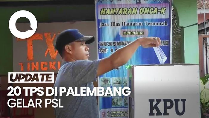 20 TPS di Palembang Gelar Pemungutan Suara Lanjutan Hari Ini