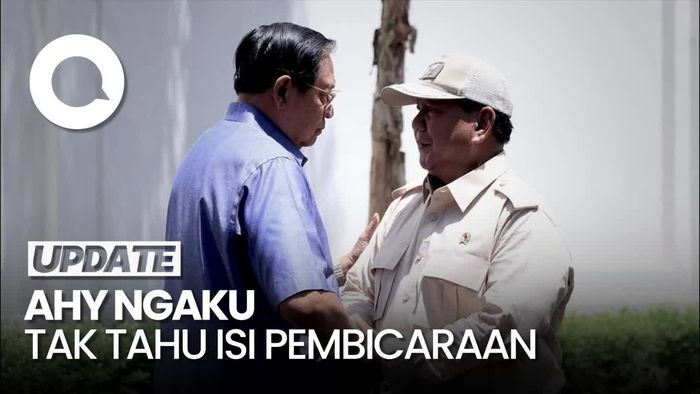 Saat AHY Penasaran Isi Pertemuan SBY dan Prabowo di Cikeas