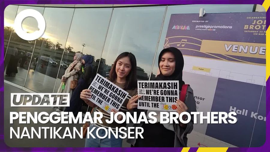 Penantian Terbayar, Penggemar Indonesia Tak Sabar Ketemu Jonas Brothers