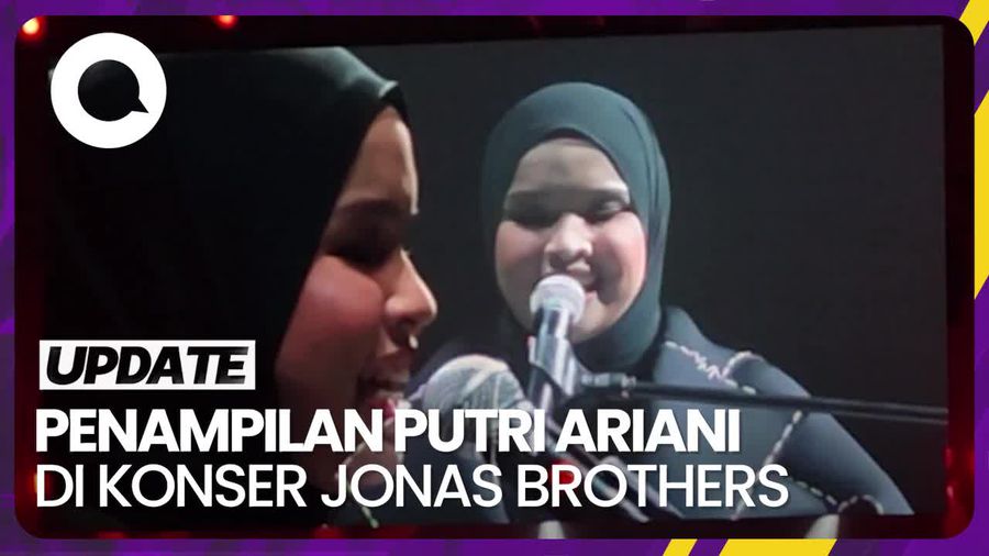 Putri Ariani Buka Konser Jonas Brothers di Indonesia