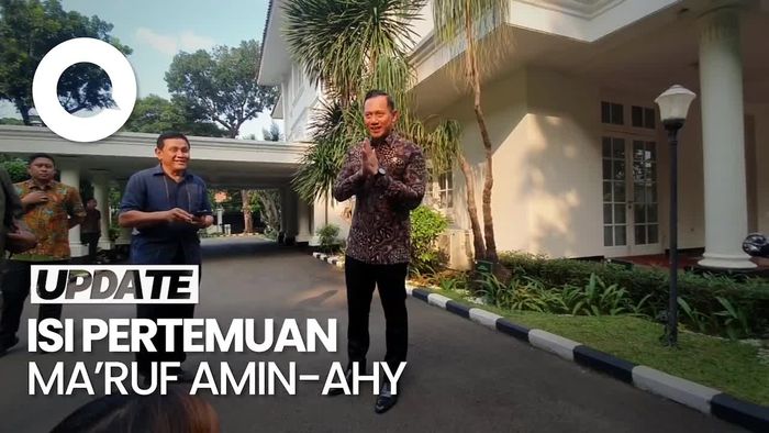 AHY Temui Wapres Maruf, Dapat Wejangan soal Urusan Pertanahan