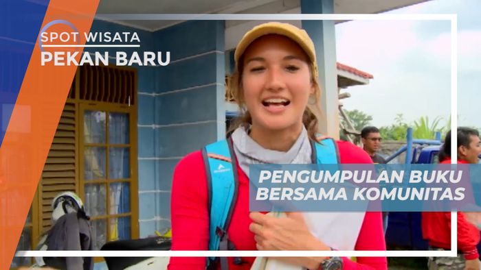 Berkeliling Bareng Komunitas Lokal, Mengumpulkan Buku Bekas Layak Pakai, Pekanbaru
