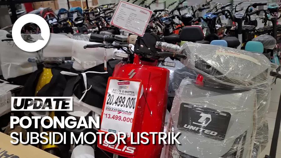 Murah Meriah! Motor Listrik Dapat Potongan Subsidi Rp 7 Juta di Transmart