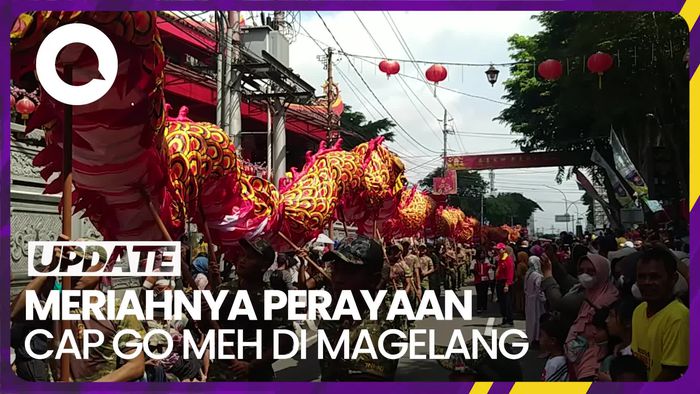 Kemeriahan Kirab Cap Go Meh di Magelang, Ada Liong Sepanjang 120 Meter