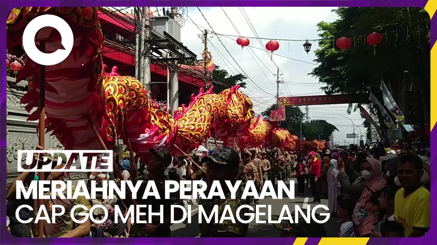 Kemeriahan Kirab Cap Go Meh di Magelang, Ada Liong Sepanjang 120 Meter