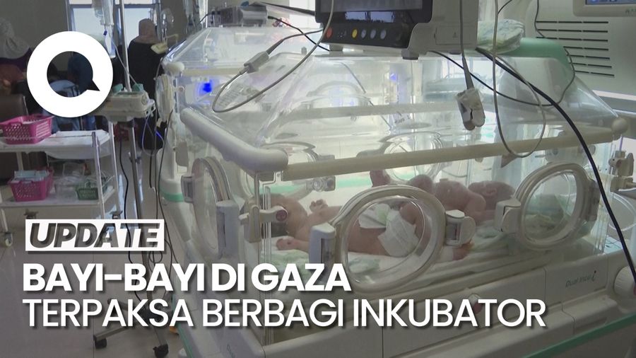 RS di Gaza Penuh, Bayi-bayi Terpaksa Berbagi Inkubator