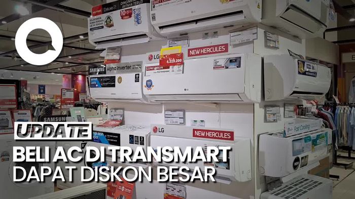  Beli AC di Transmart, Pengunjung Ini Girang Dapat Diskon Rp 700 Ribu