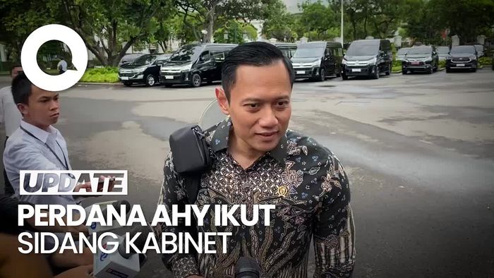 AHY Hadiri Sidang Kabinet: Ini Pengalaman Pertama Buat Saya