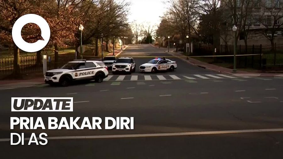 Pria Bakar Diri di Depan Kedubes Israel di AS