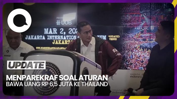 Pemerintah RI Soroti Aturan Bawa Uang Rp 6,5 Juta ke Thailand