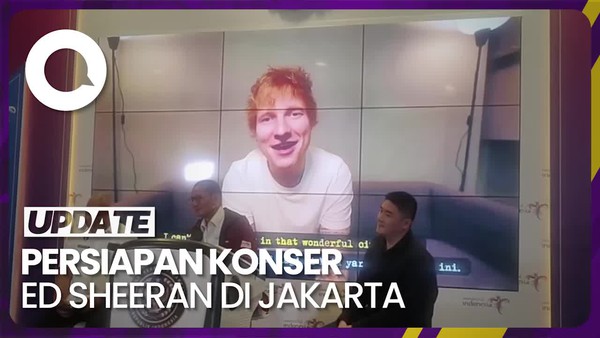Promotor Bocorkan Persiapan Konser Ed Sheeran di Jakarta