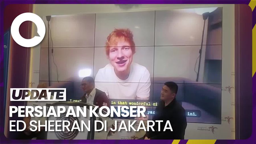 Promotor Bocorkan Persiapan Konser Ed Sheeran di Jakarta