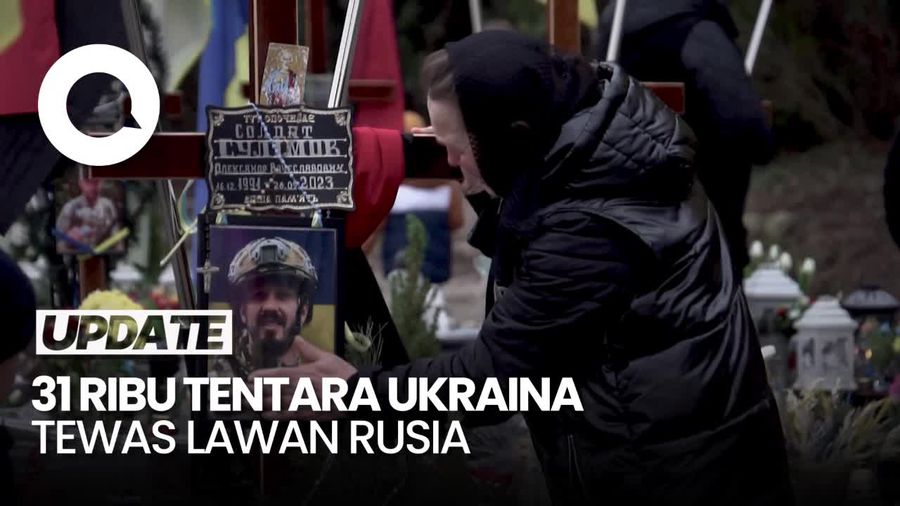 Zelensky Ungkap 31 Ribu Tentara Ukraina Tewas dalam Perang Lawan Rusia