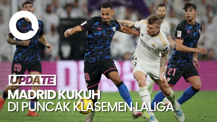 Atasi Sevilla, Madrid Menjauh dari Kejaran Barcelona-Girona