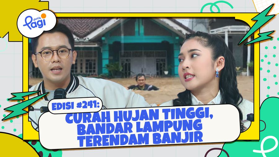 Curah Hujan Tinggi, Bandar Lampung Terendam Banjir