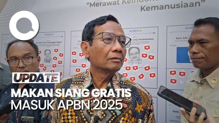 Mahfud Md soal Makan Siang Gratis Masuk APBN 2025: Kurang Tepat
