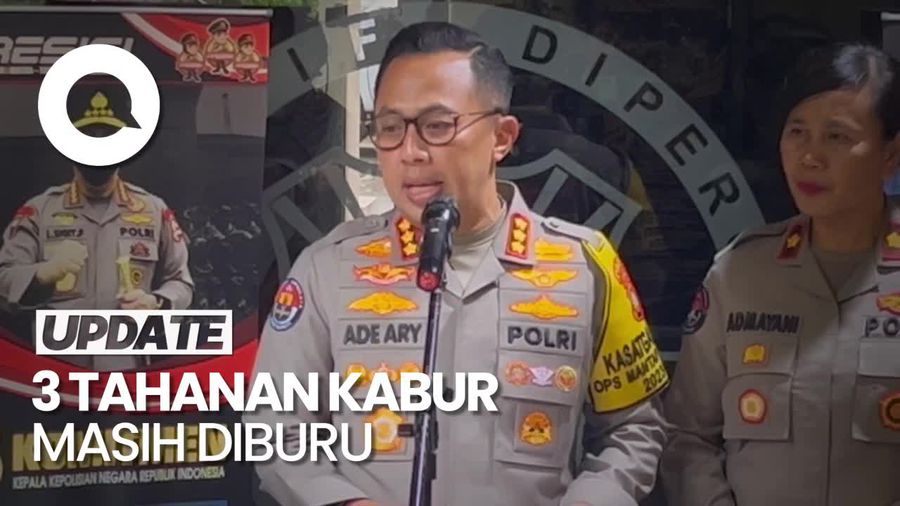 Polisi Masih Buru 3 Tahanan yang Kabur dari Polsek Tanah Abang!