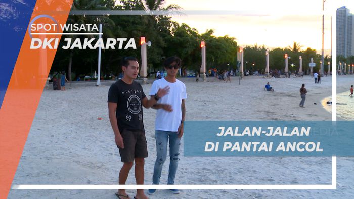 Menikmati Indahnya Semburan Langit Senja di Pantai Ancol, Jakarta