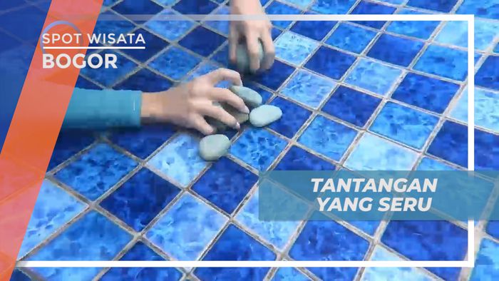 Seru-seruan Bermain Games Ala COV di Kolam Renang, Bogor