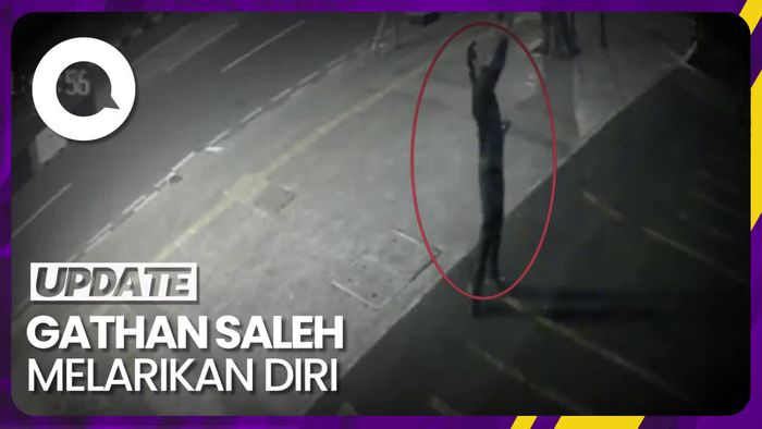Gathan Saleh Terduga Pelaku Penembakan Melarikan Diri