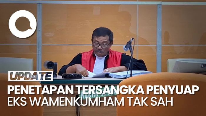 Gugatan Diterima, Status Tersangka Penyuap Eks Wamenkumham Tidak Sah!