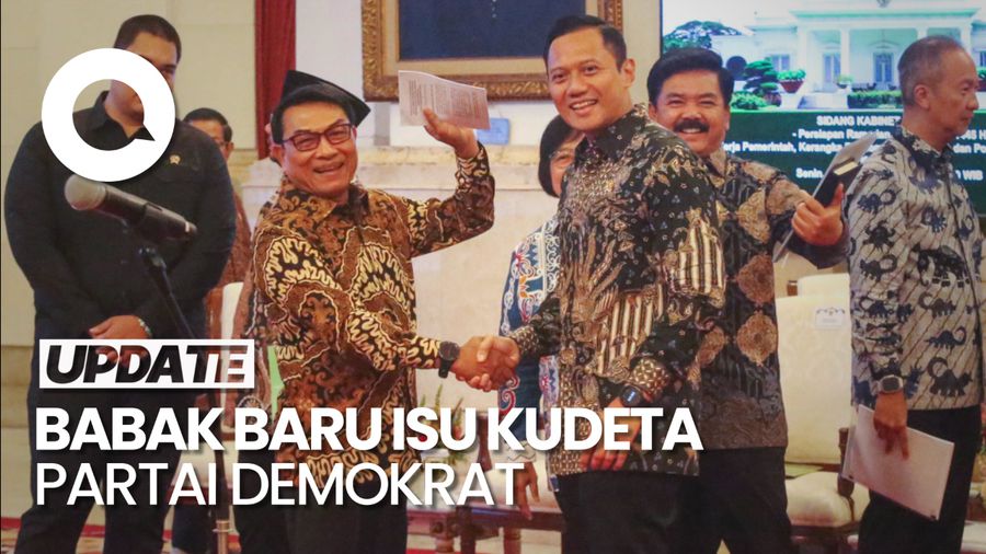 Perjalanan Isu Kudeta Partai Demokrat hingga AHY-Moeldoko Bersalaman