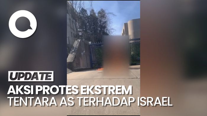 Tentara AS Bakar Diri di Depan Kedubes Israel, Akhirnya Tewas