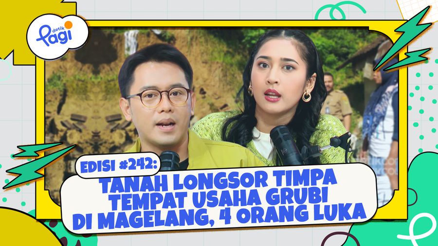 Tanah Longsor Timpa Tempat Usaha Grubi di Magelang, 4 Orang Luka