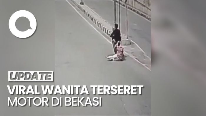 Wanita di Bekasi Terseret Puluhan Meter Pertahankan Motor yang Dibegal