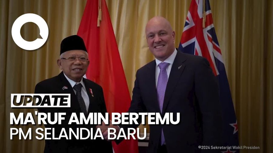 Maruf Amin Jelaskan Upaya Pembebasan Pilot Susi Air ke PM Selandia Baru