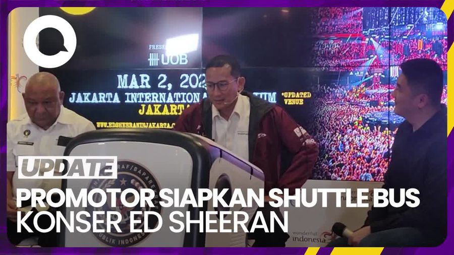 Venue Konser Ed Sheeran Pindah ke JIS, Promotor Fasilitasi Shuttle Bus