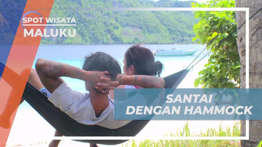 Bersantai Dengan Hammock Menikmati Keindahan Pulau Sandiri Maluku 