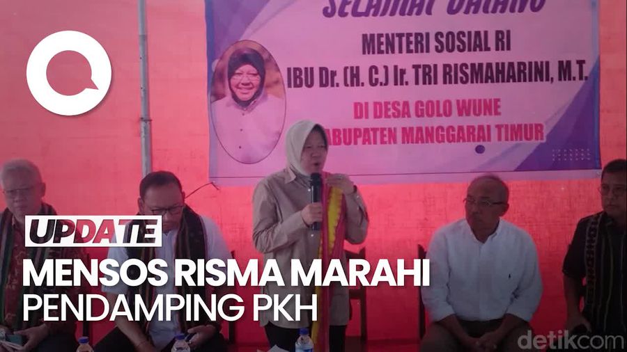 Momen Mensos Risma Marah ke Pendamping PKH di NTT