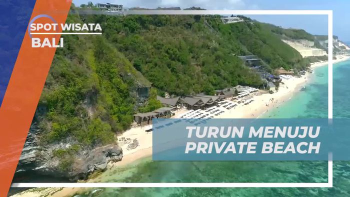 Naik Inclinator Menuju Private Beach di Pulau Dewata Bali